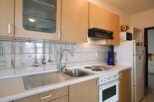 Kuchyňa alebo kuchynka v ubytovaní Apartmani Šime