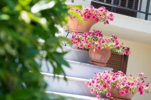 Uma varanda ou terraço em Pension Sotiria