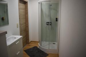 Koupelna v ubytování Apartment Aurora