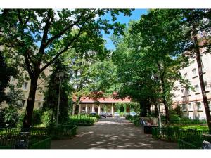 Vonkajšia záhrada v ubytovaní Nowolipie Warsaw Apartment