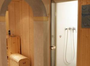 Kúpeľňa v ubytovaní Alpenhof Pension-Garni