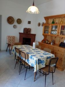 Χώρος καθιστικού στο la casa della capretta