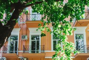 Balkón nebo terasa v ubytování Potemkinn Hotel