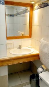 Koupelna v ubytování Kukuli Lodge B&B