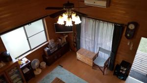 Ruang duduk di Hinokisanso Tsushima