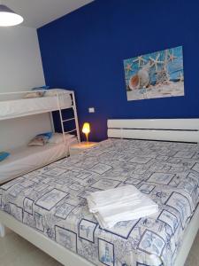 Posteľ alebo postele v izbe v ubytovaní Villa La Chiocciola