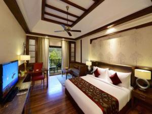 Katil atau katil-katil dalam bilik di Ananta Spa & Resort, Pushkar