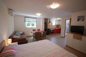 TV a/nebo společenská místnost v ubytování Apartment Bazdaric by El-Pi Tours