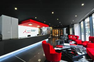 Zona de estar de Hotel & Spa Ciudad de Binéfar