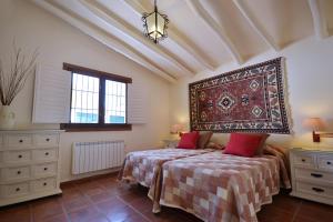 Posteľ alebo postele v izbe v ubytovaní VILLA EL MOLINO Menyber + 37 fotografií