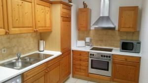 Køkken eller tekøkken på Altstadt-Ferienwohnung Rodica