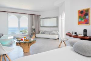 Zona d'estar a Hacienda Na Xamena, Ibiza