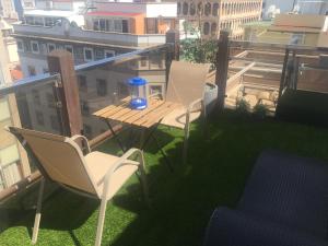A balcony or terrace at Apto/Suite Santa Cruz Tenerife