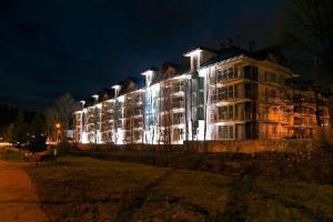 Budynek, w którym mieści się apartament