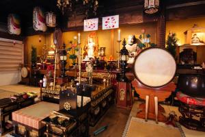 Restaurace v ubytování 高野山 宿坊 熊谷寺 -Koyasan Shukubo Kumagaiji-