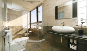 Koupelna v ubytování Residents with easy places