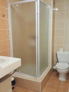 
A bathroom at Hotel-appart Les Manguiers
