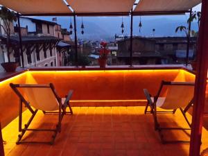 Posezení v ubytování Milla Guesthouse Bhaktapur
