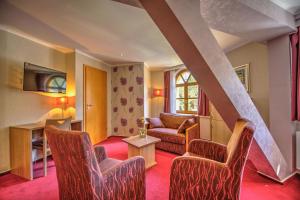 Posezení v ubytování Hotel du Commerce - Restaurant La Table de Clervaux