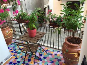 Uma varanda ou terraço em La Casa di Ivana
