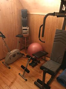 Fitness centrum a/nebo fitness zařízení v ubytování B&B da Erica