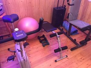 Fitness centrum a/nebo fitness zařízení v ubytování B&B da Erica