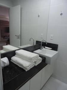 Bathroom sa Apartamento Waiwai Cumbuco