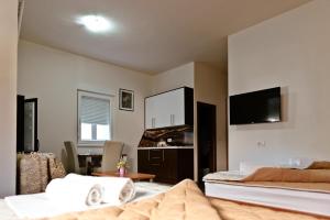 TV a/nebo společenská místnost v ubytování Apartments Dujmović