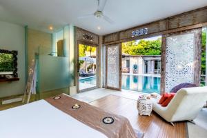 Bazén v ubytování BoHo Hills Bali nebo v jeho okolí
