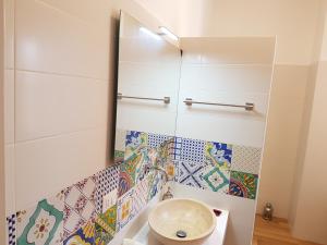 Koupelna v ubytování B&B Verdearancio