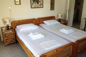 Cama o camas de una habitación en Potamida