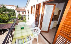 Balkón nebo terasa v ubytování Apartments Hrvatin