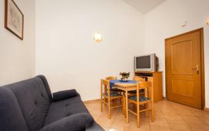 TV a/nebo společenská místnost v ubytování Apartments Hrvatin