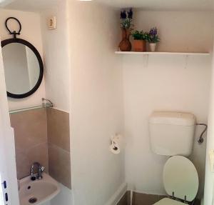 Koupelna v ubytování Apartment Bezic