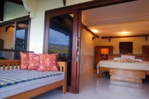 Zona de estar de Rinjani Lodge