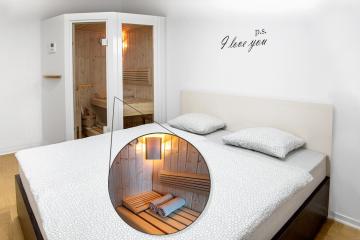 Sauna - Flexible SelfCheckIns 6 - Zagreb - Garage - Electric vehicle ccharger - Loggia - New - Luxury - Apartments Repinc 6