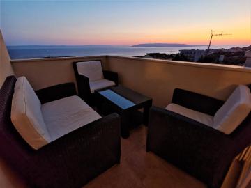 Apartment Makarska, panoramic sea & mountains view, Čuček