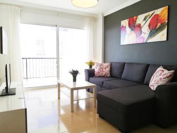 First Line Beach Apartment with Two Bedrooms and Sea View