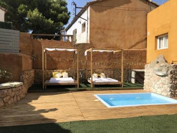 5 bedrooms house with private pool enclosed garden and wifi at Can Trabal