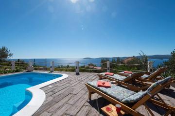 Orebić/Duplex/Sea view/Swimming pool/Garden/