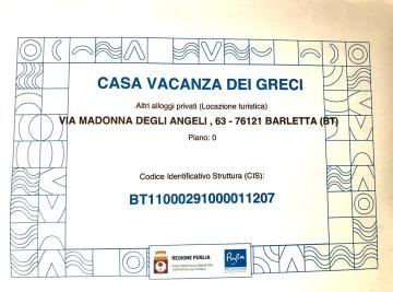 Casa vacanza dei Greci