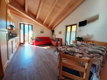 2 bedrooms appartement at Andalo 600 m away from the slopes with city view garden and wifi