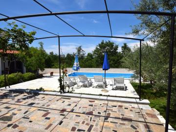 Lovable apartment pool with deckchairs fenced garden with grill wifi and airco
