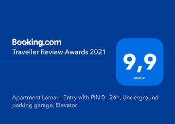 Apartment Lamar - Entry with PIN 0 - 24h, Underground parking garage, Elevator