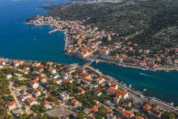 Apartment in Tisno with sea view, balcony, air conditioning, WiFi (4874-1)