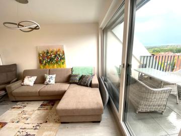 Panorama view apartment in city center