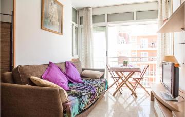 Nice apartment in Playa de Ganda with 1 Bedrooms and WiFi