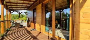 ZACISZE ,,Jastrząb'' domek na Kaszubach z jacuzzi