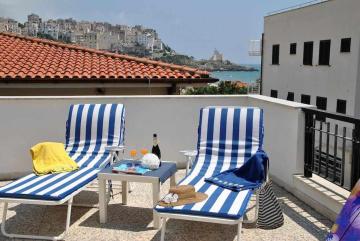 Atico Blu monolocale a 50 mt dal mare