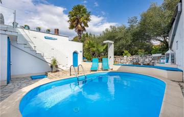 Beautiful apartment in Malinska with 1 Bedrooms, WiFi and Outdoor swimming pool